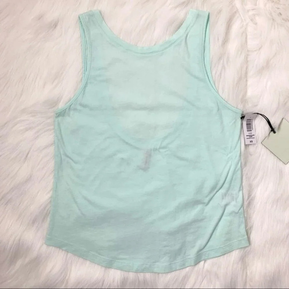 Aritzia Sunday Best Make Peace Tank Top Light green blue Size Sleeveless XS - Picture 7 of 14